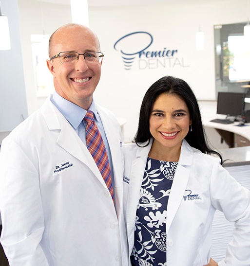 Vero Beach prosthodontist Dr. Adam Jones and Dr. Giuliana Diaz Jones