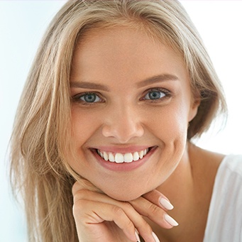 Woman with gorgeous smile